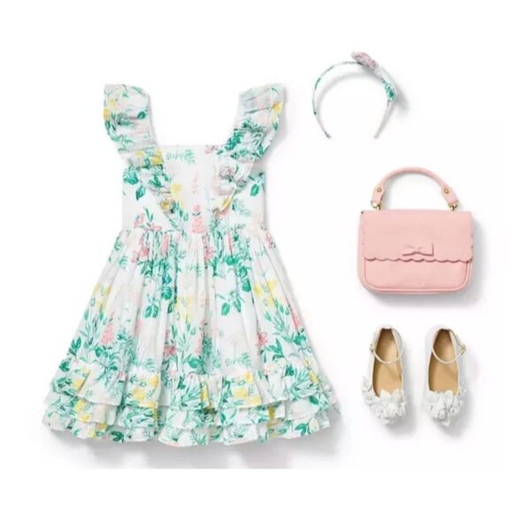 Janie and Jack Infant Girls Size 6-12 months Bloomers included Easter Spring Twi - Picture 2 of 15